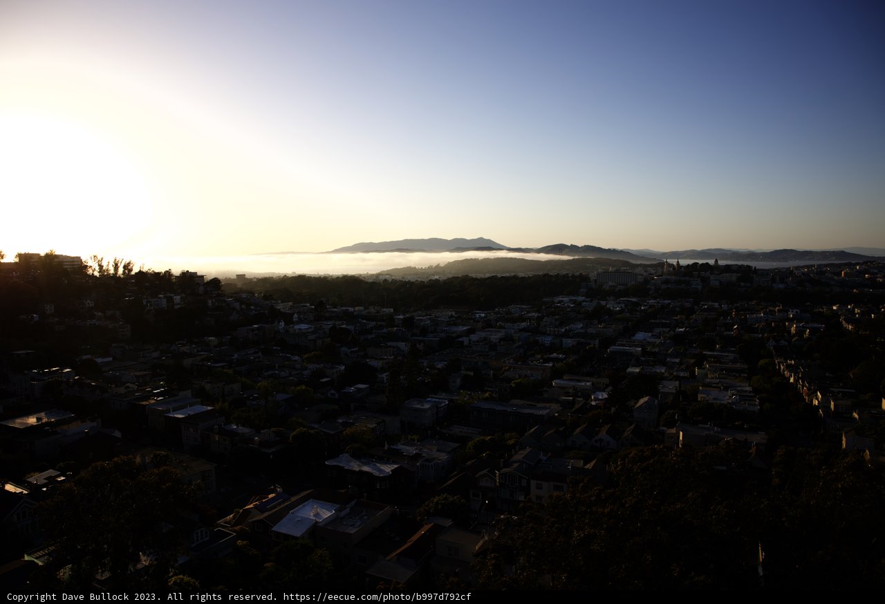 Sunset Serenity Over Urban Haven