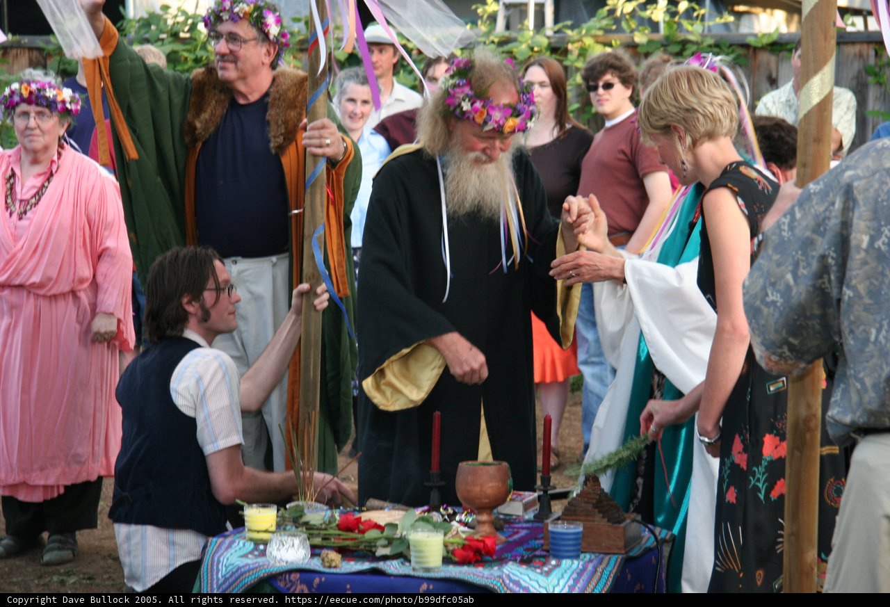 The Bearded Man and the Flower Arrangement