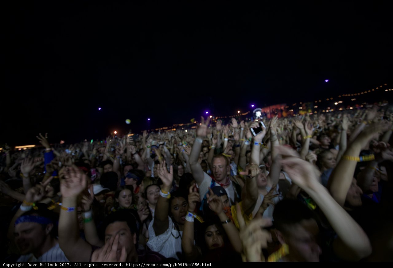 Hands Up in the Night Sky