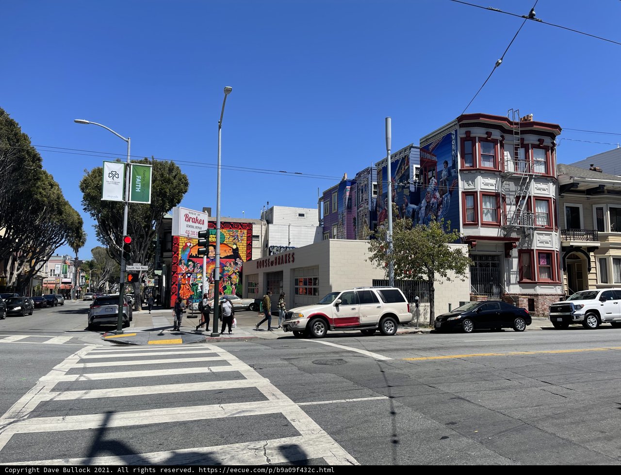 The Busy Intersection of San Francisco