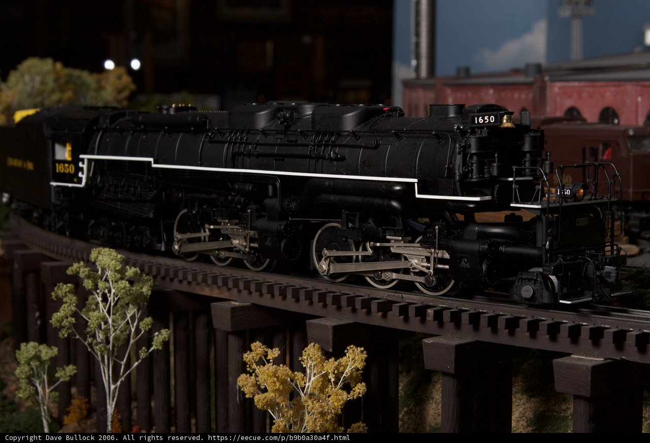 Locomotive Chugging through the Scenic Route