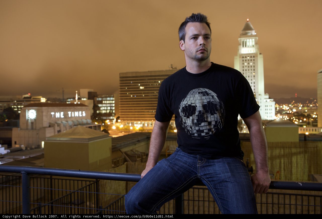 Skull T-Shirt in the Cityscape