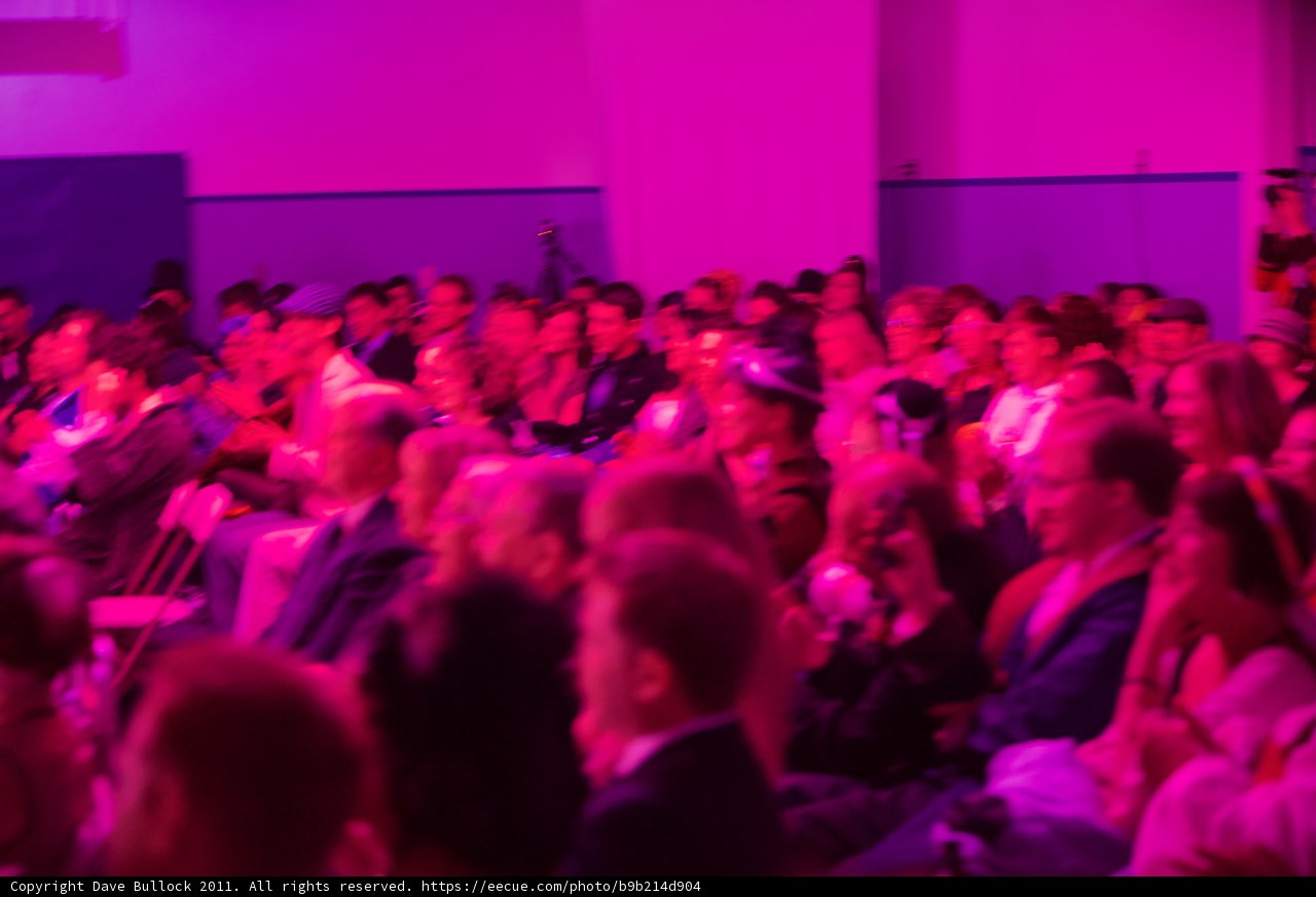 Purple Night Club Crowd