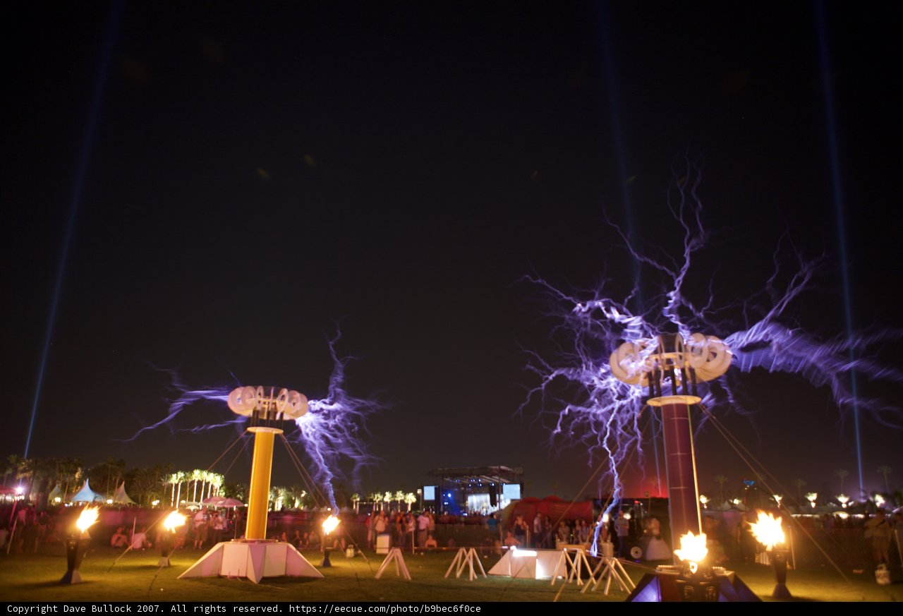 Electric Illumination in Nature's Playground