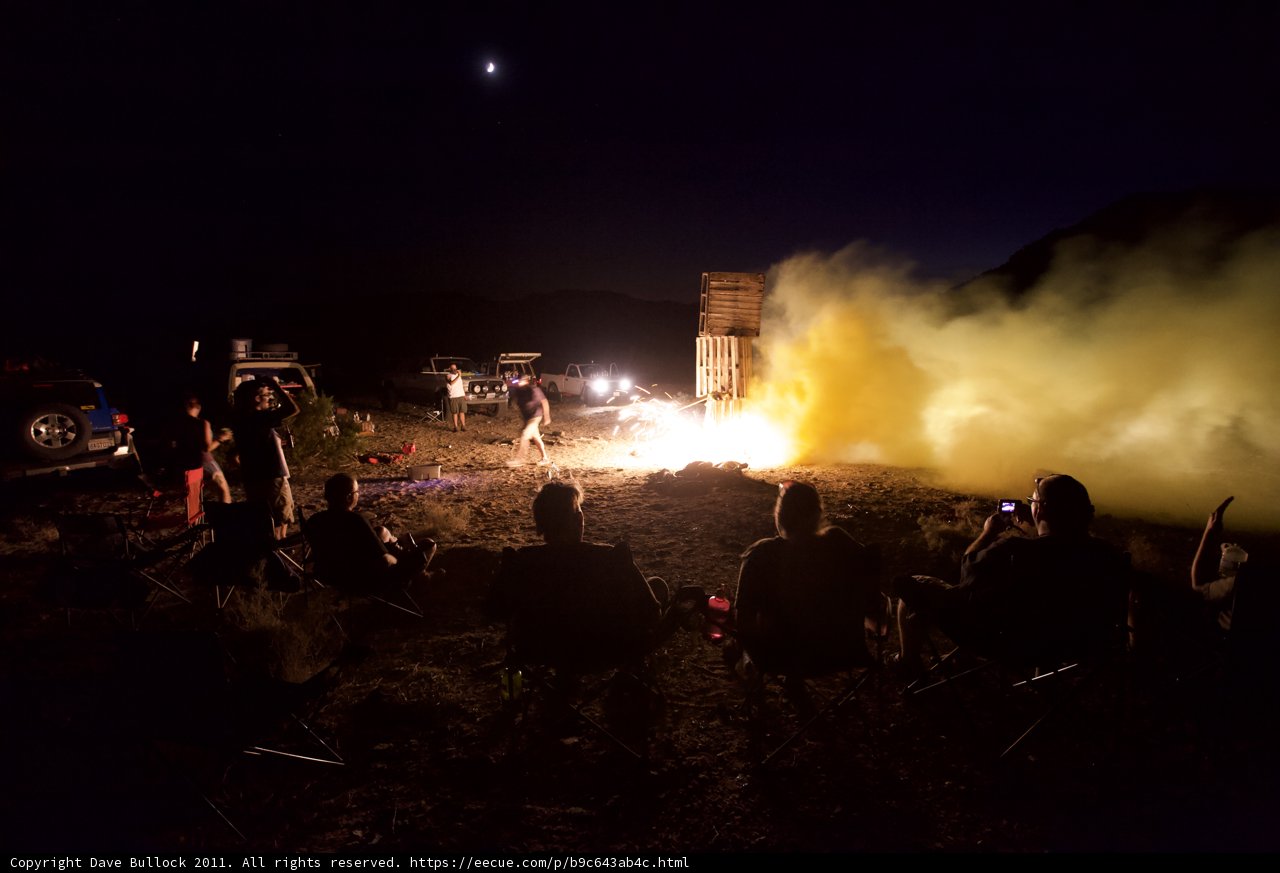 Desert Bonfire Night