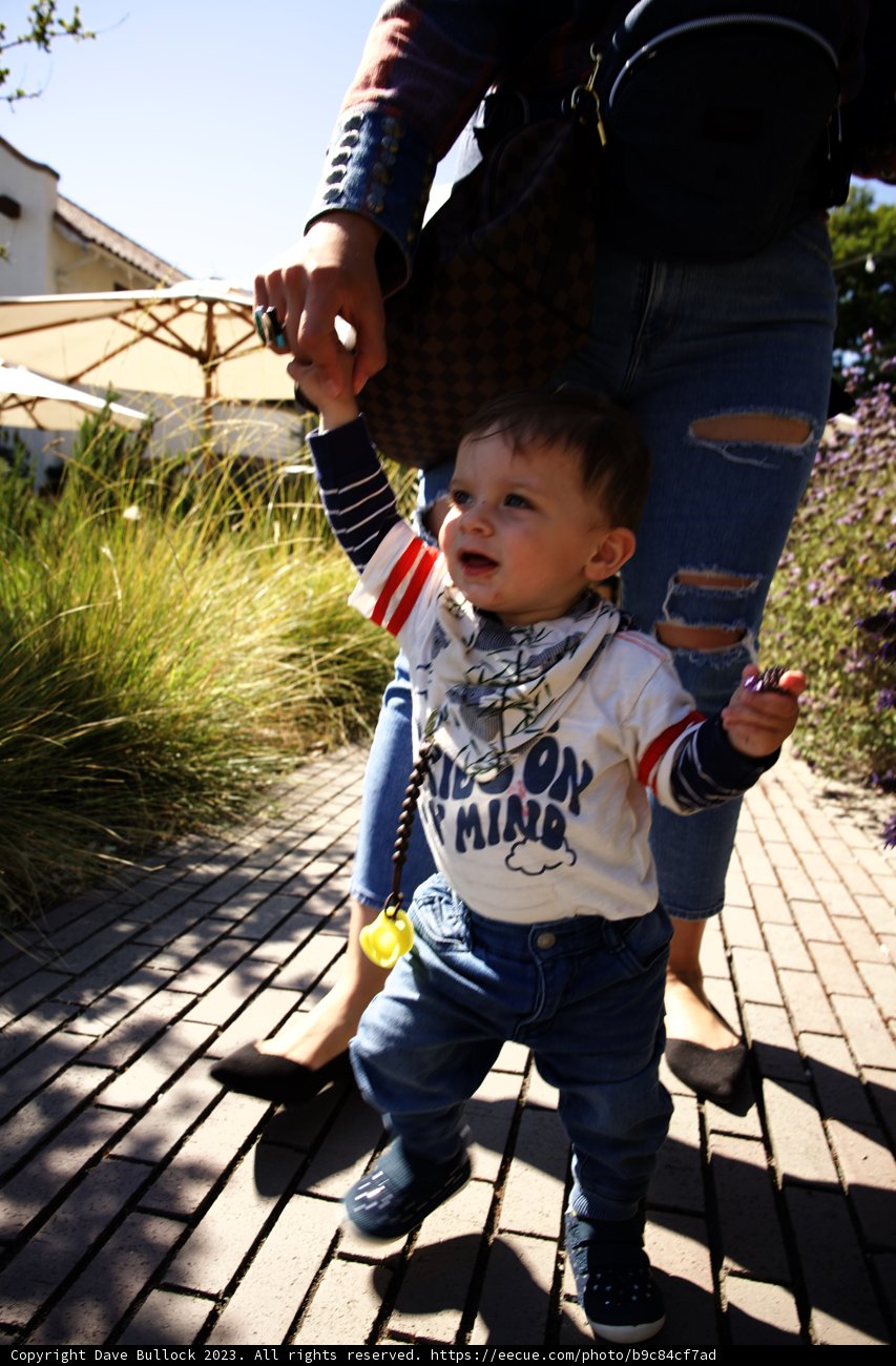 A Stroll Through the City with Baby