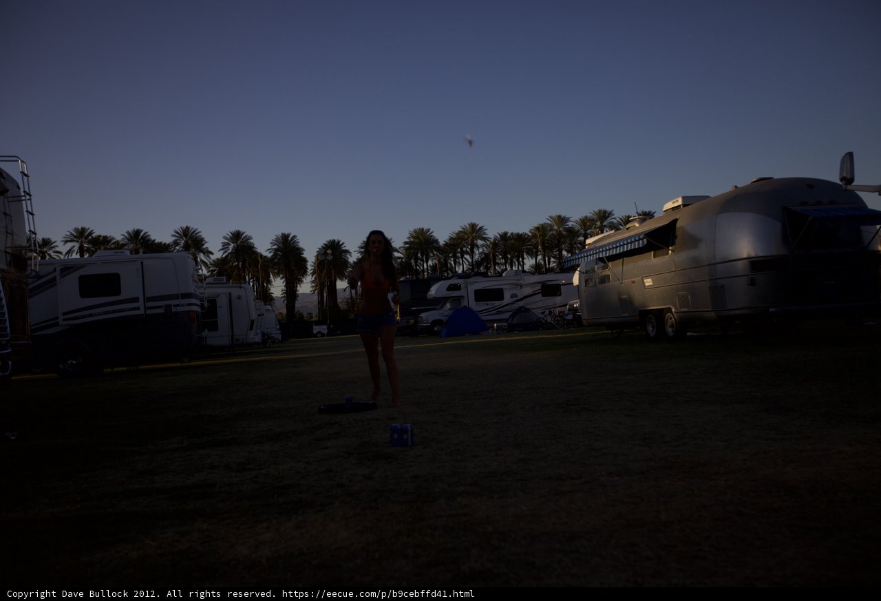 Flying Kite at Night
