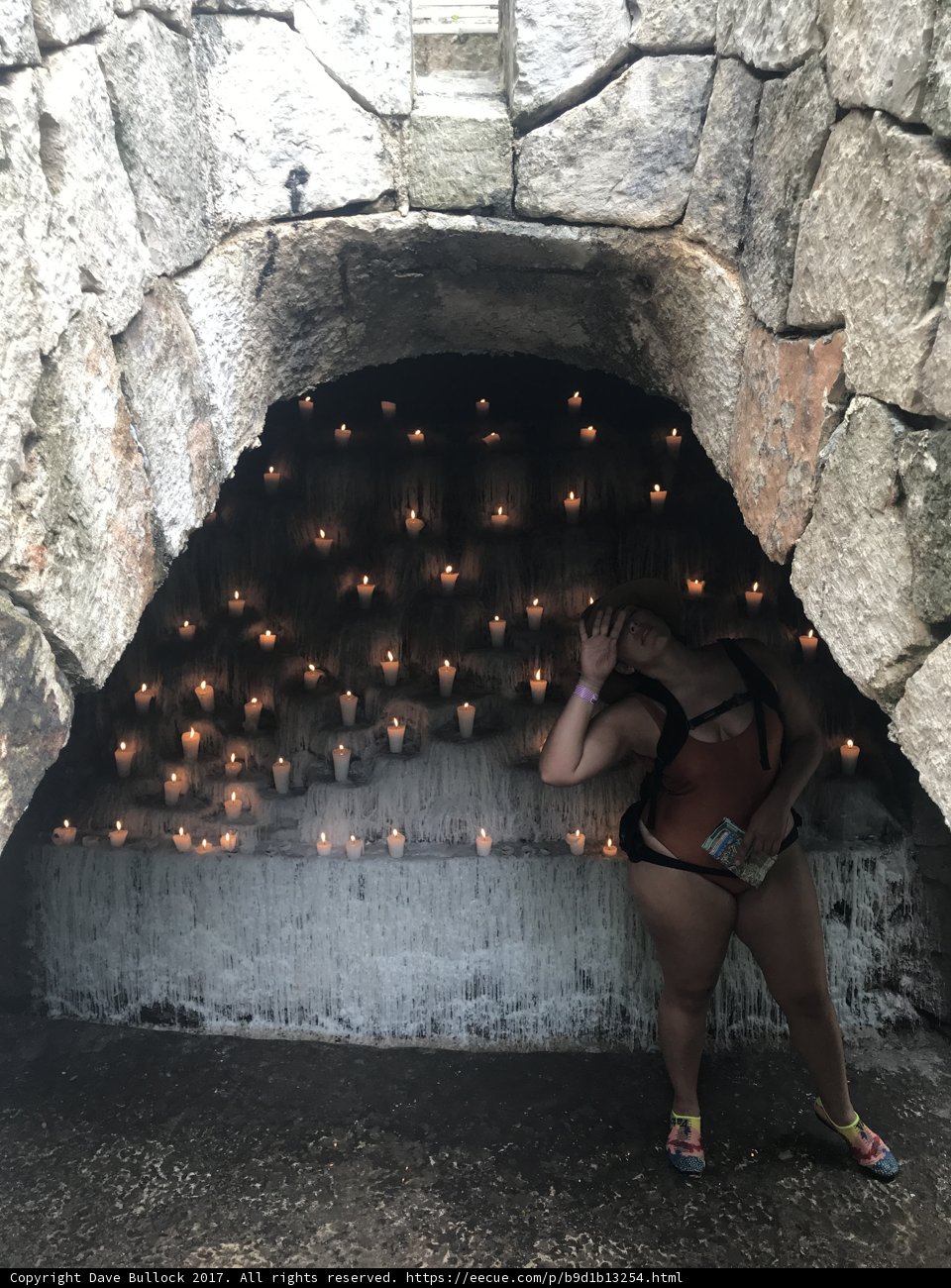 Bikini Babe at the Crypt