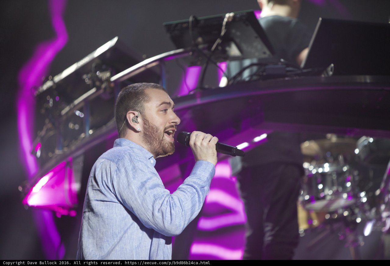 Sam Smith Belts Out Hit Songs at Coachella Music Festival