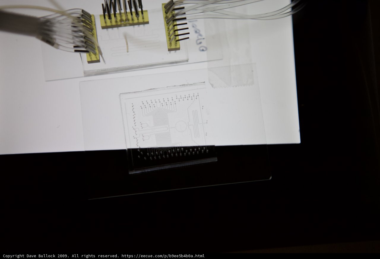 Micro Bio Chip Computer Set-up
