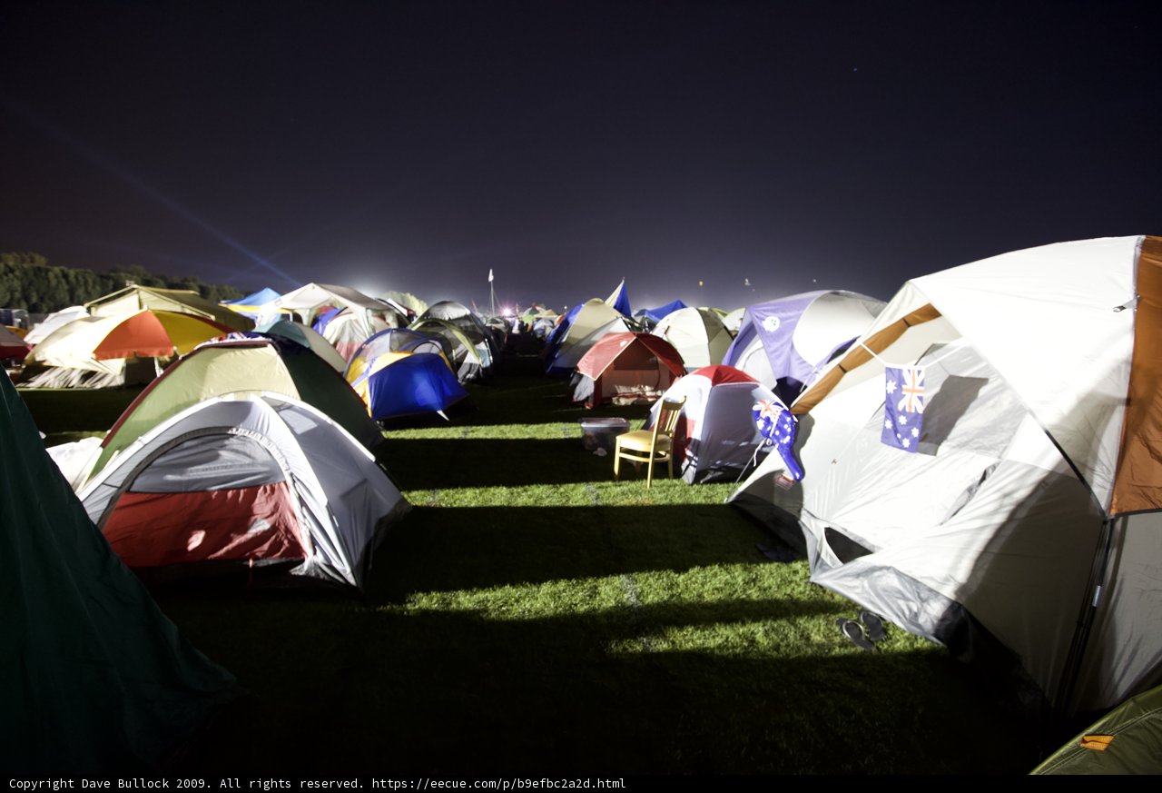 Camping under the Night Sky