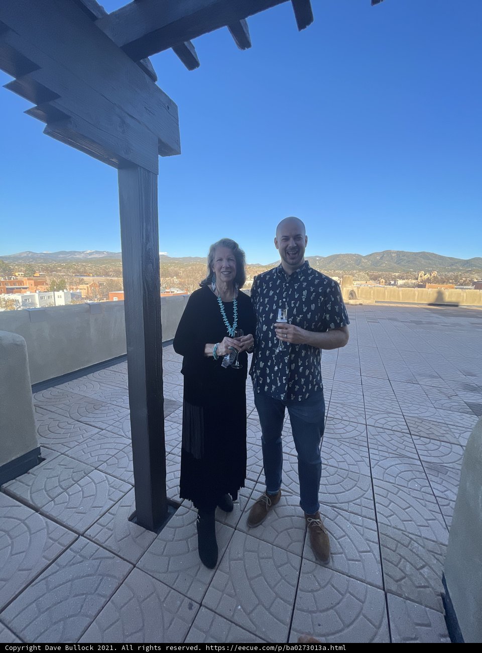 Patio Wine Tasting in Santa Fe
