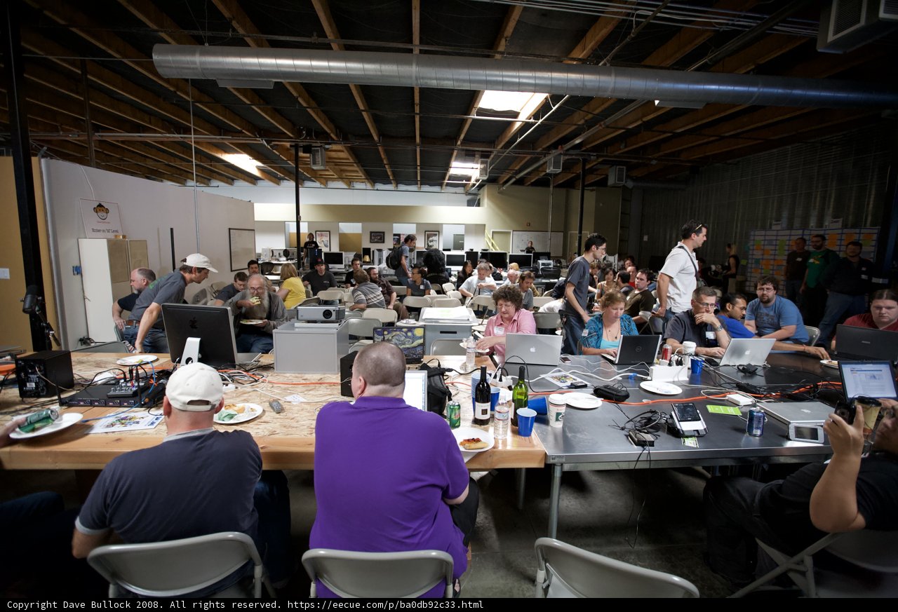 Working Hard at Barcamp 6