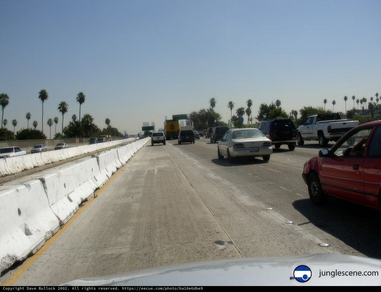 Busy Freeway Traffic