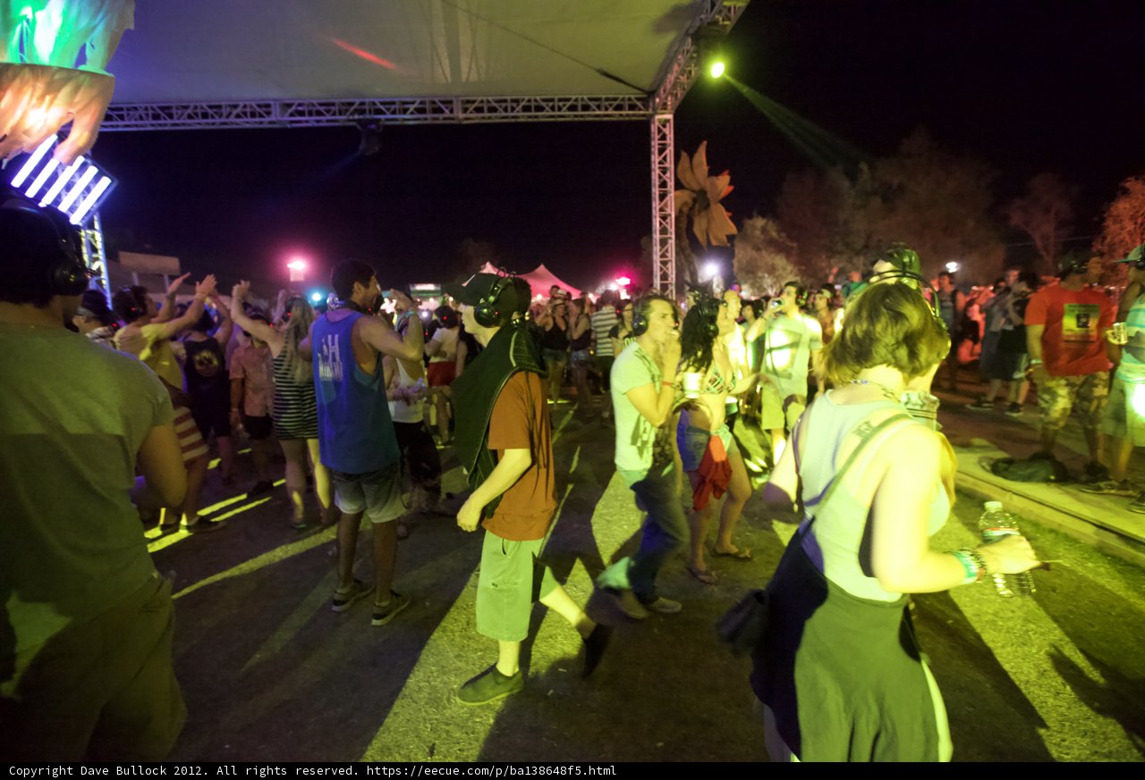 Nighttime Dance Party at Coachella