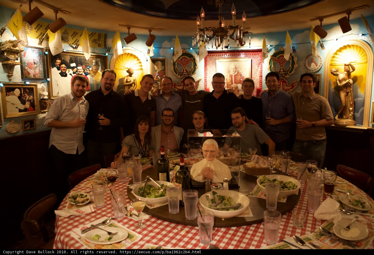 Group Photo at a Restaurant