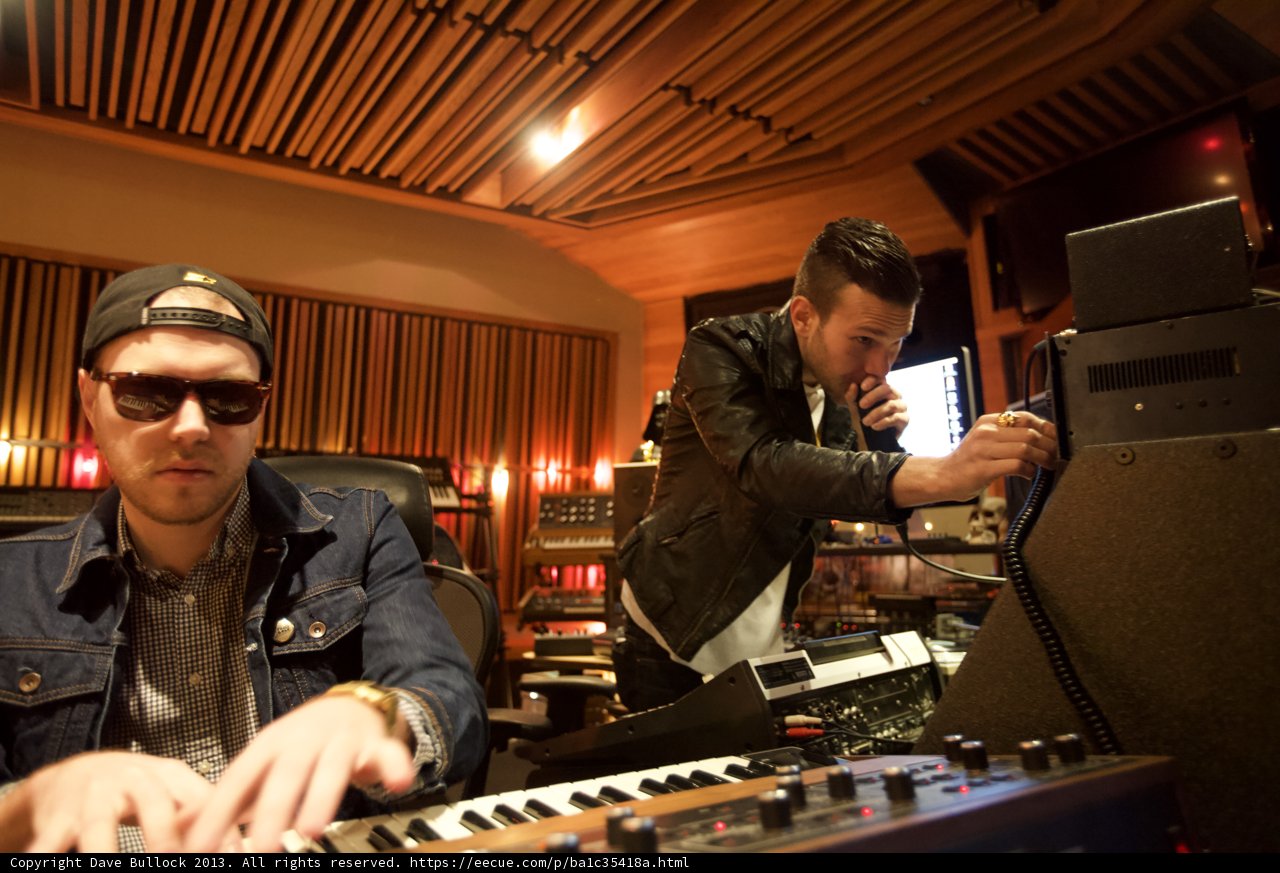 Studio Session with Two Musicians