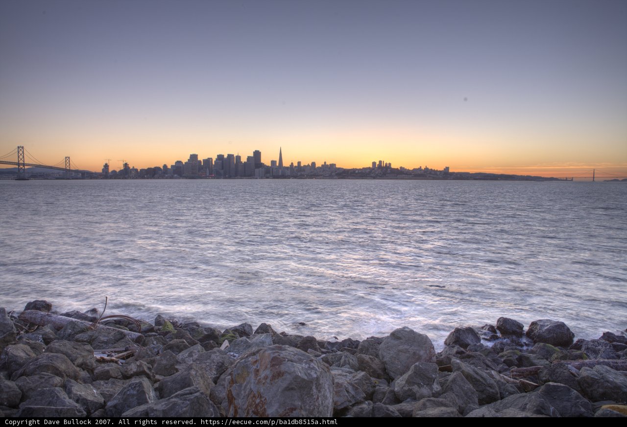 Sunset Overlooking the Bay