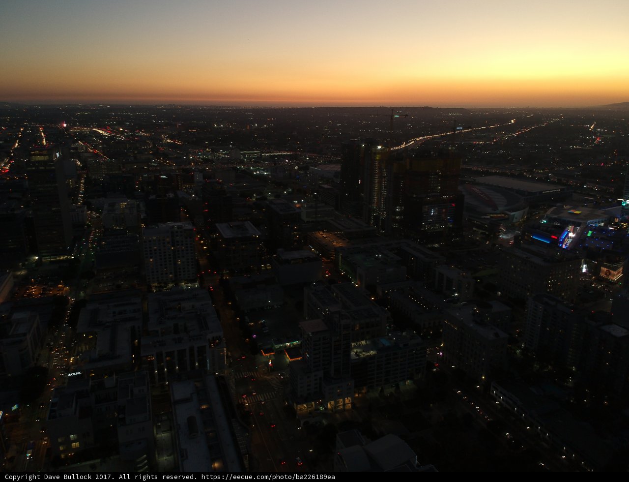 City of Angels at Sunset