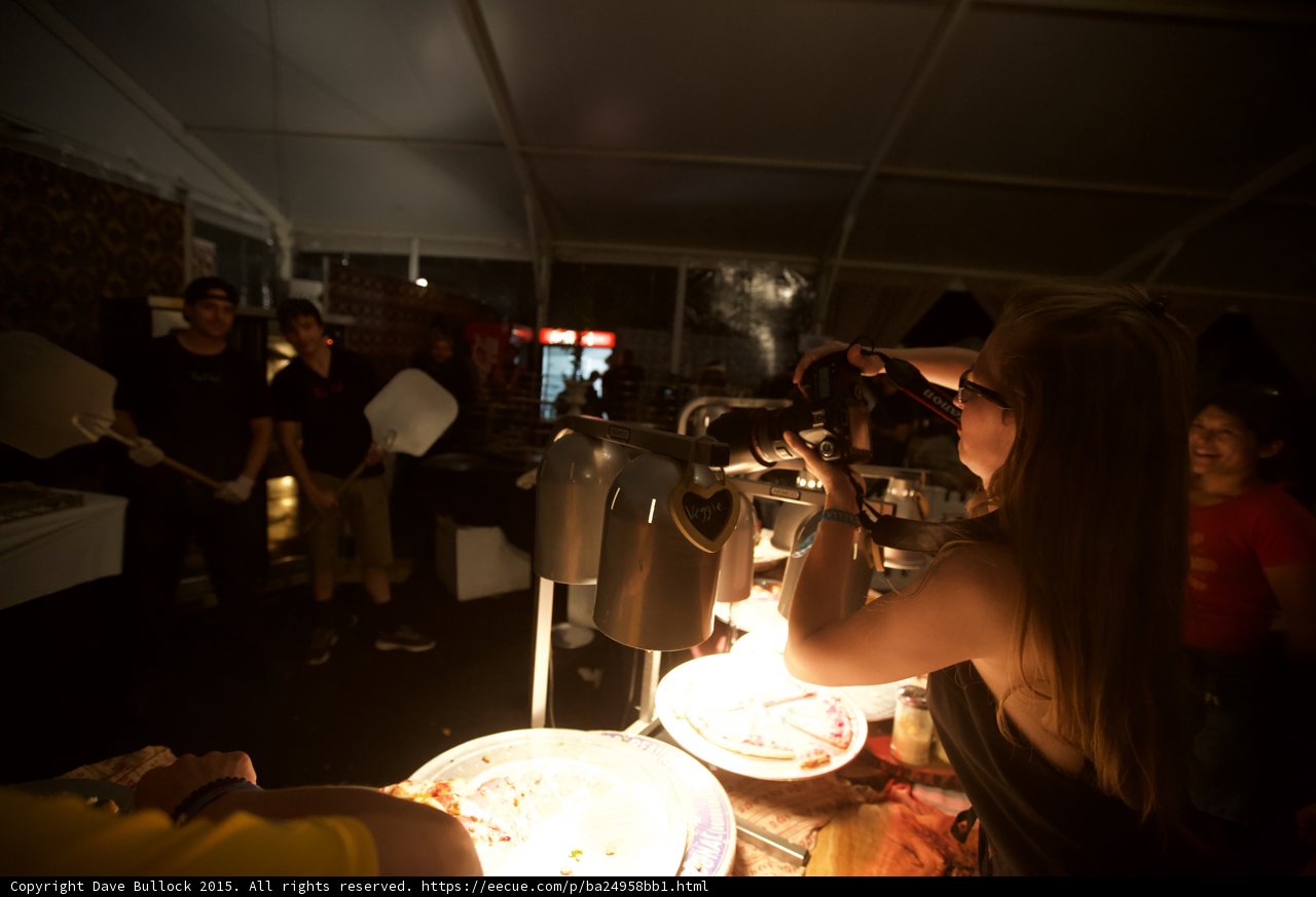Cooking up a storm in the festival tent