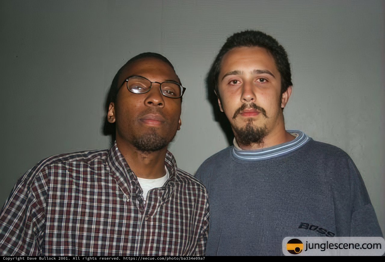 Two Men in Serious Mode