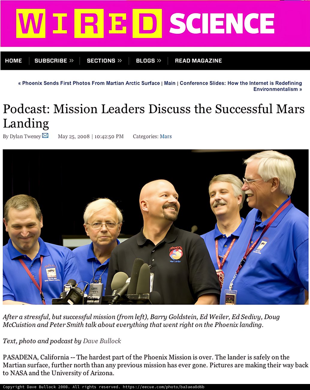 Celebrating the Mars Landing
