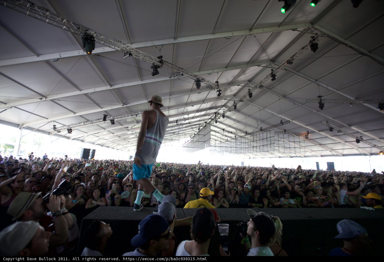 The Man on Top of the Coachella Stage