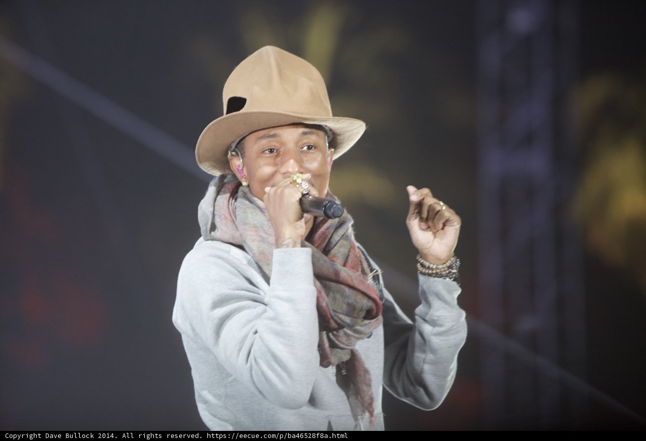 Pharrell Williams' Solo Performance at Coachella