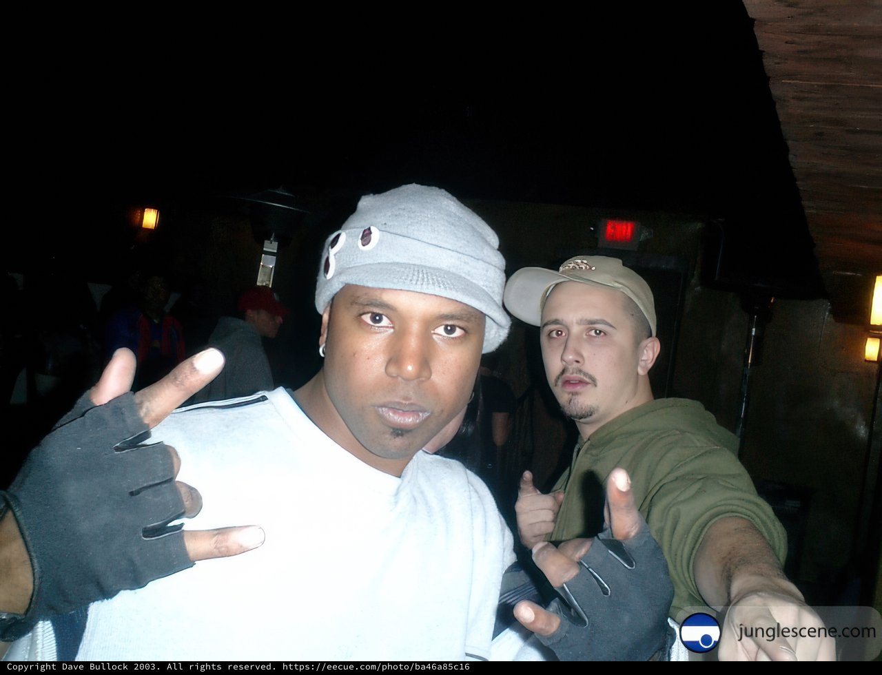 Two Men Strike a Pose