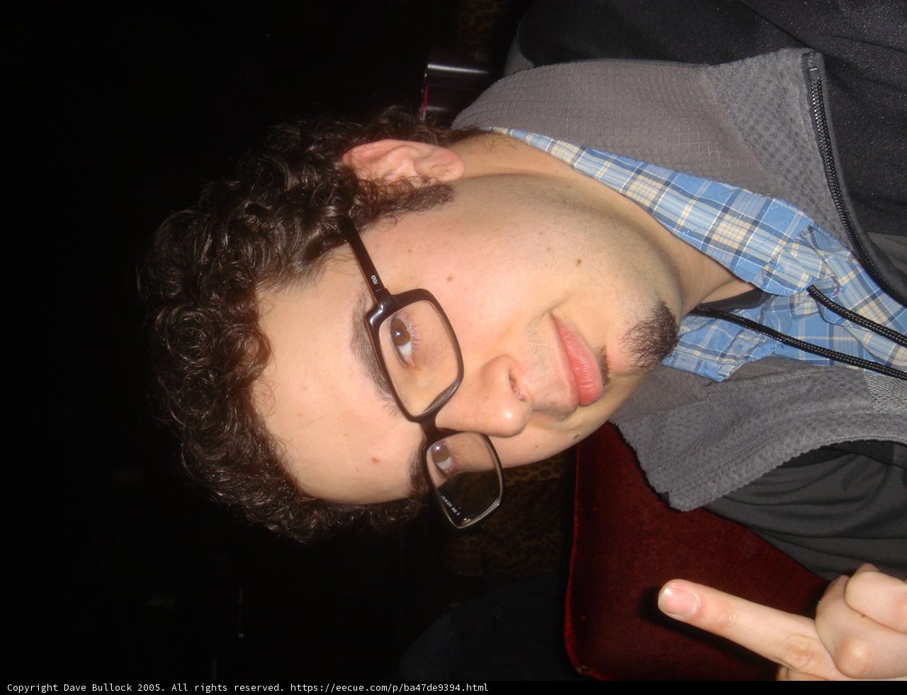 Dave B with his signature glasses