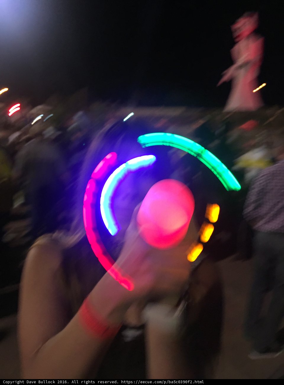 Glowing Object in the Nightclub