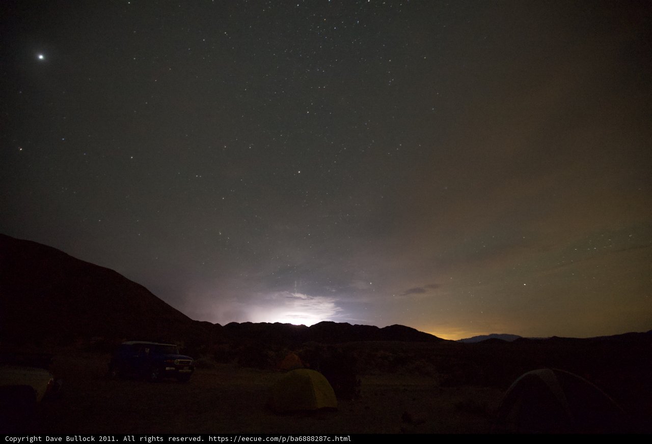 Electric Night in the Desert