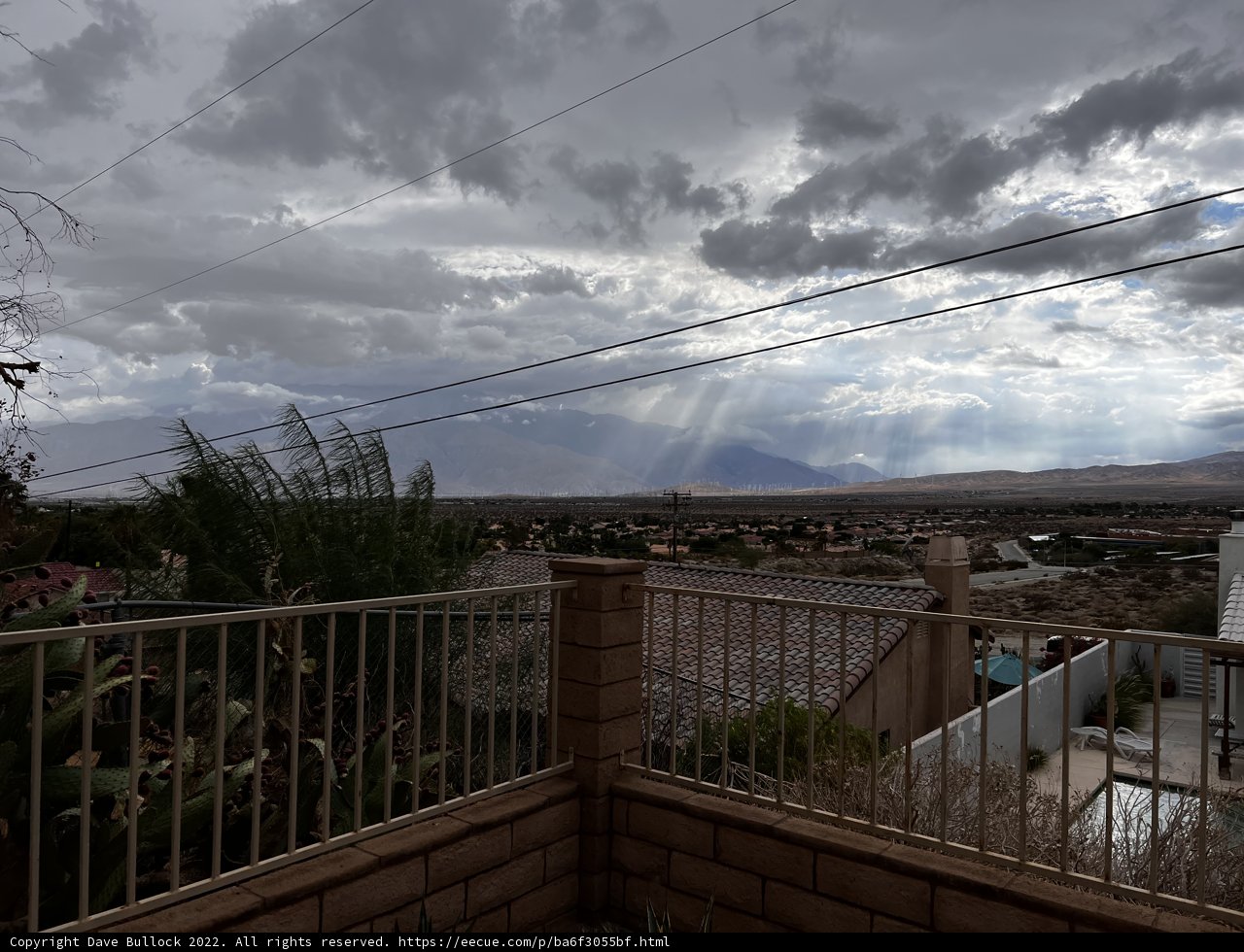 Mountain View from Balcony