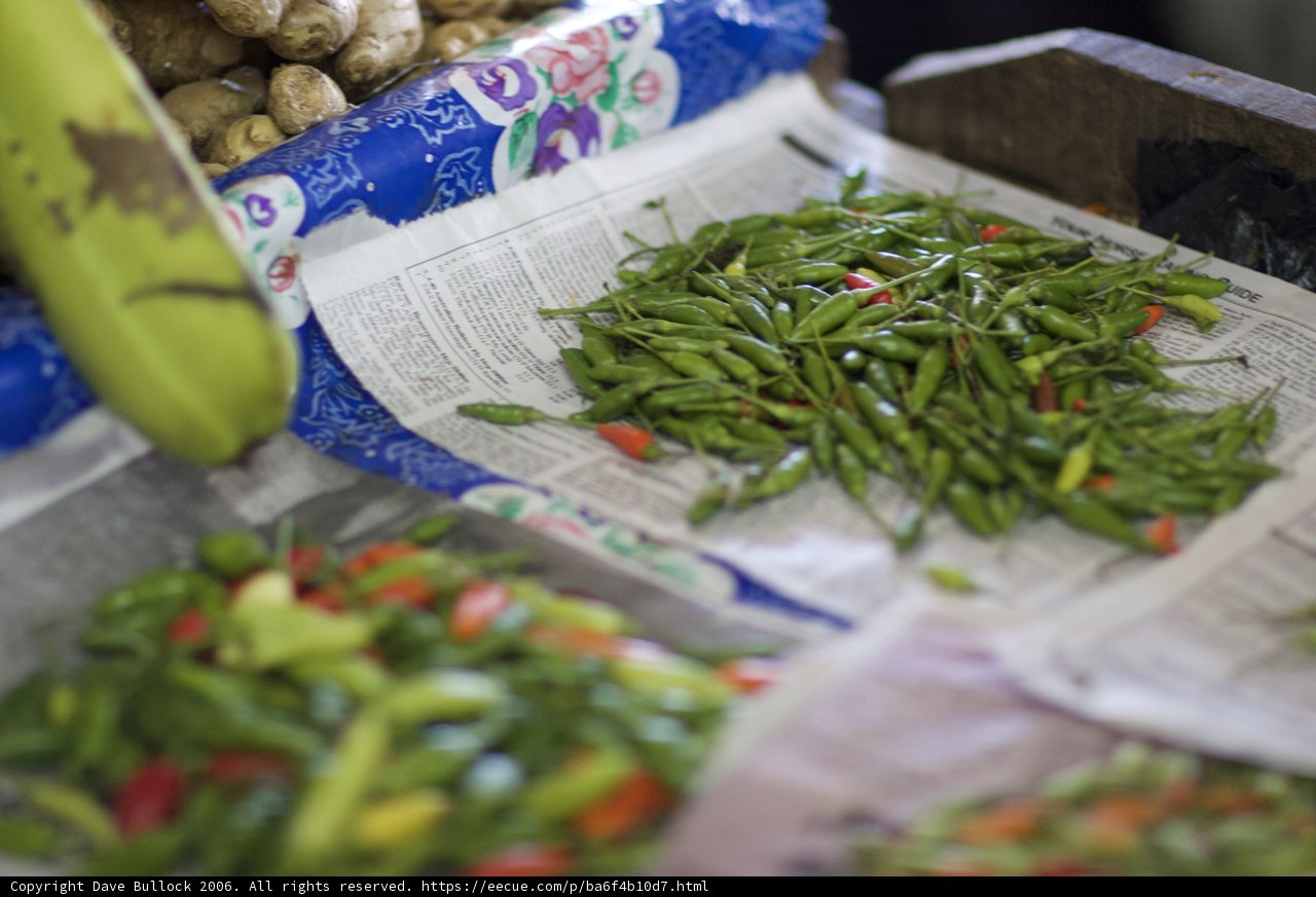 Fresh Green Peppers