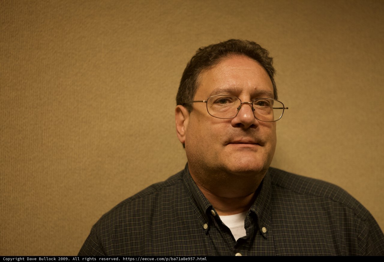 Portrait of a Happy Man with Glasses and a Shirt