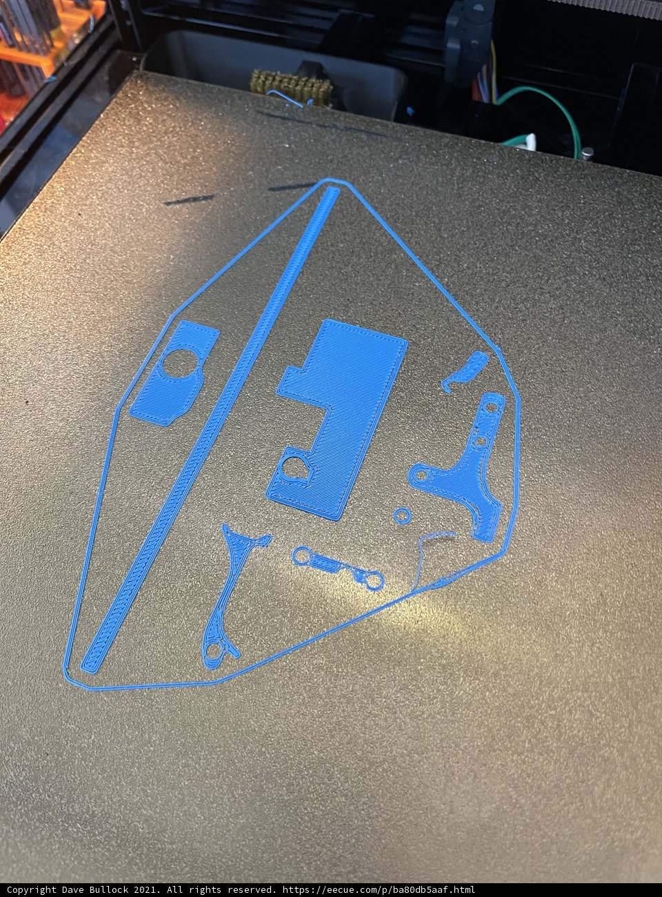Classic Blue and White Design on Metal Table