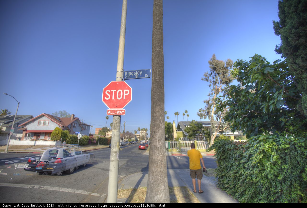 Man on the Street Corner