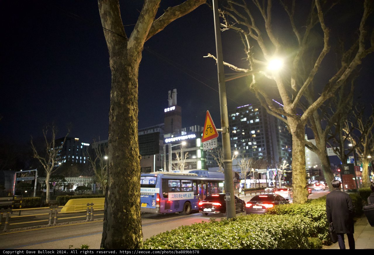 Urban Solitude Amidst Vibrant Nightlife - Seoul, 2024