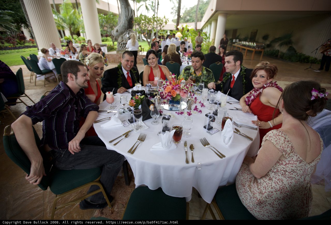 Wedding Dinner with Flower Arrangements