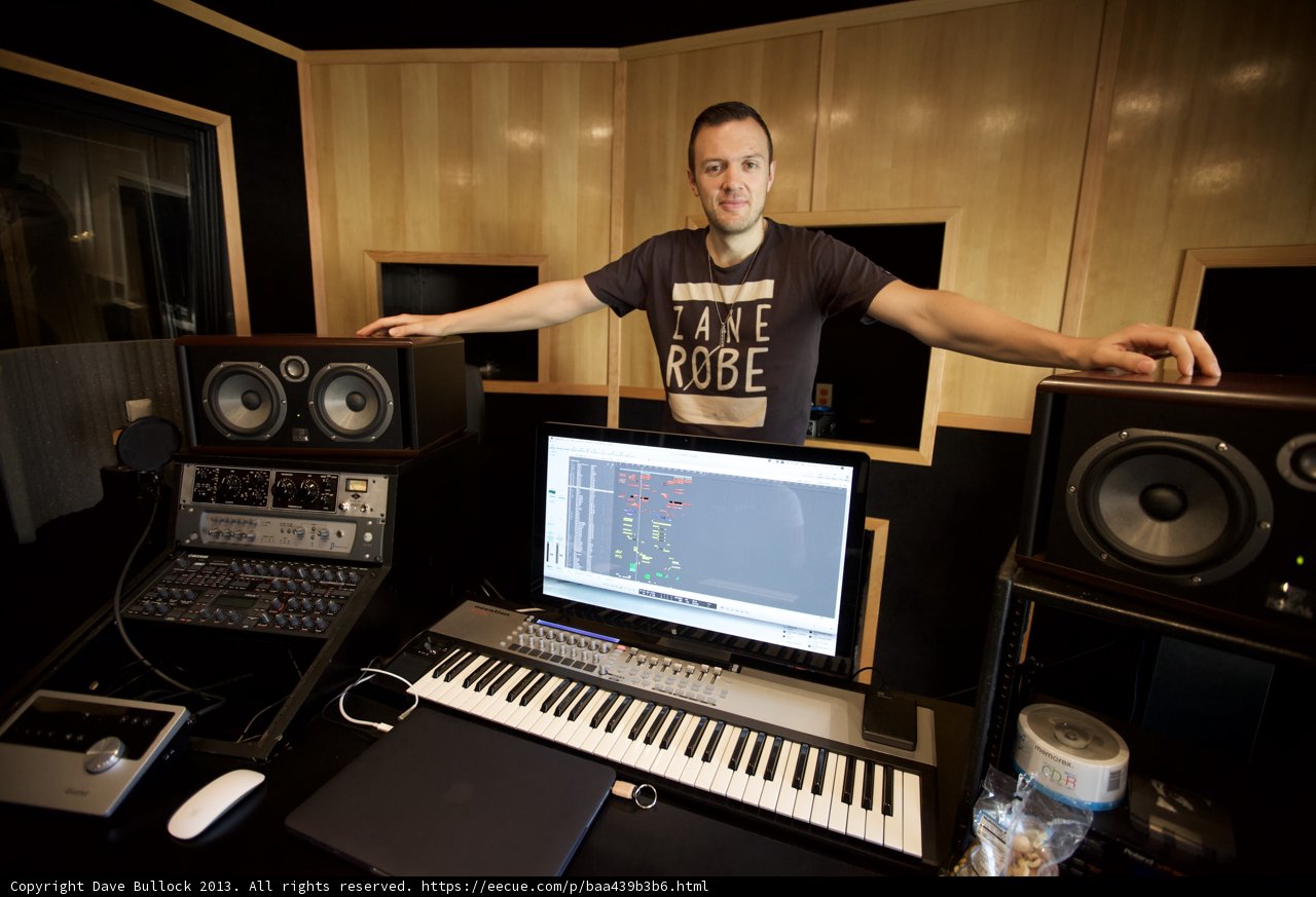 Chris Lake in his Altadena Studio