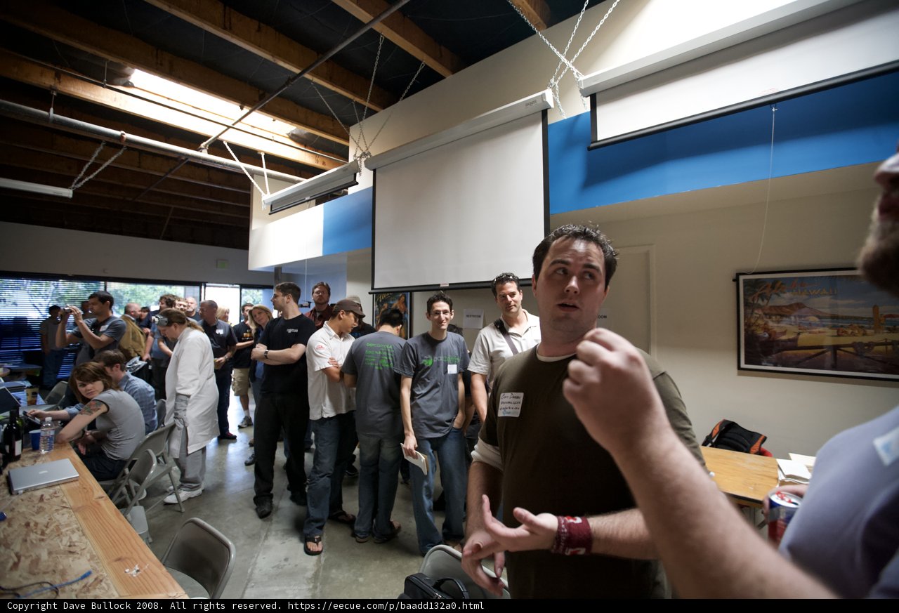 Projector Presentation in Barcamp 6