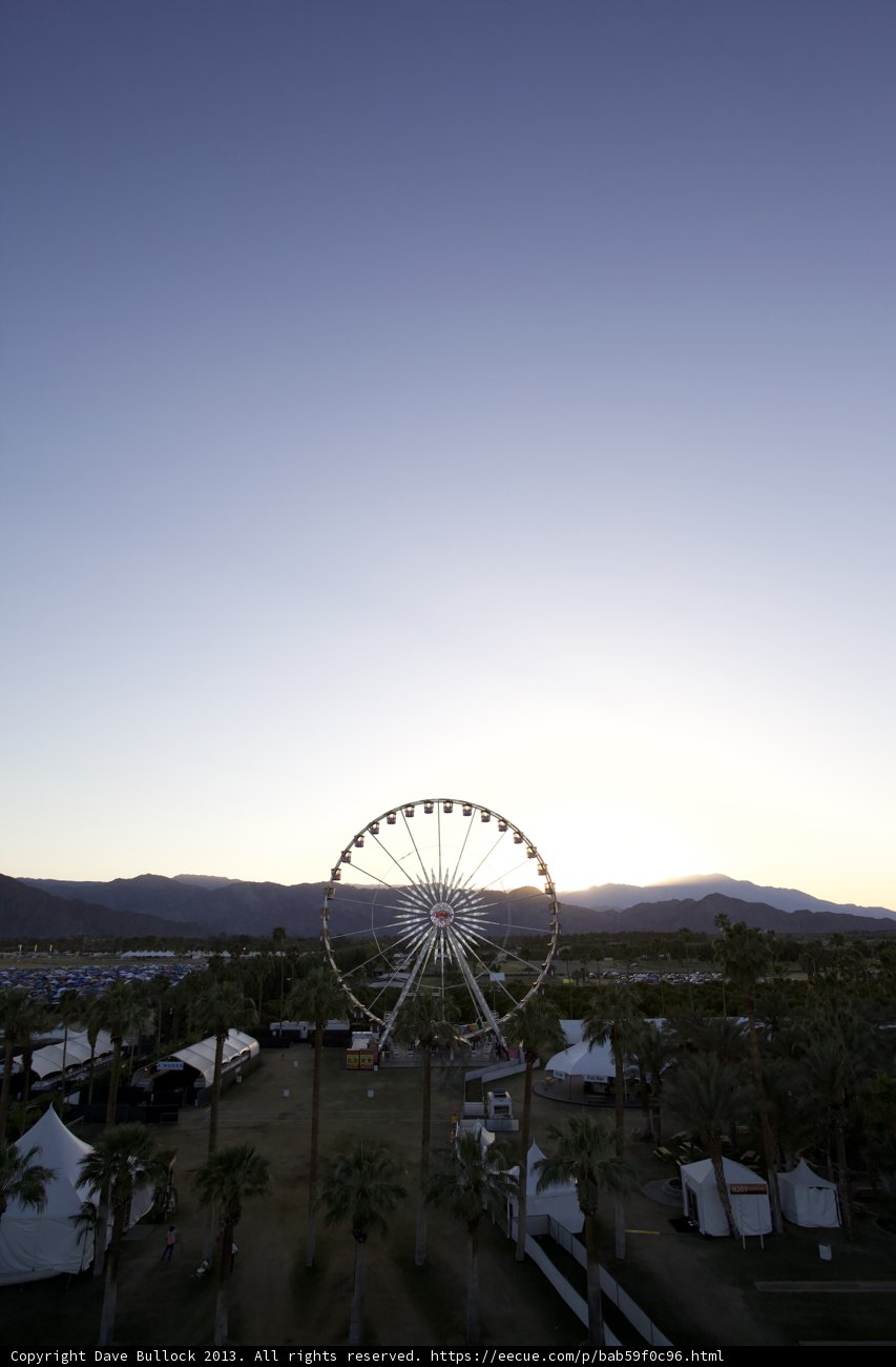 Sunset Fun at Coachella's Ferris Wheel