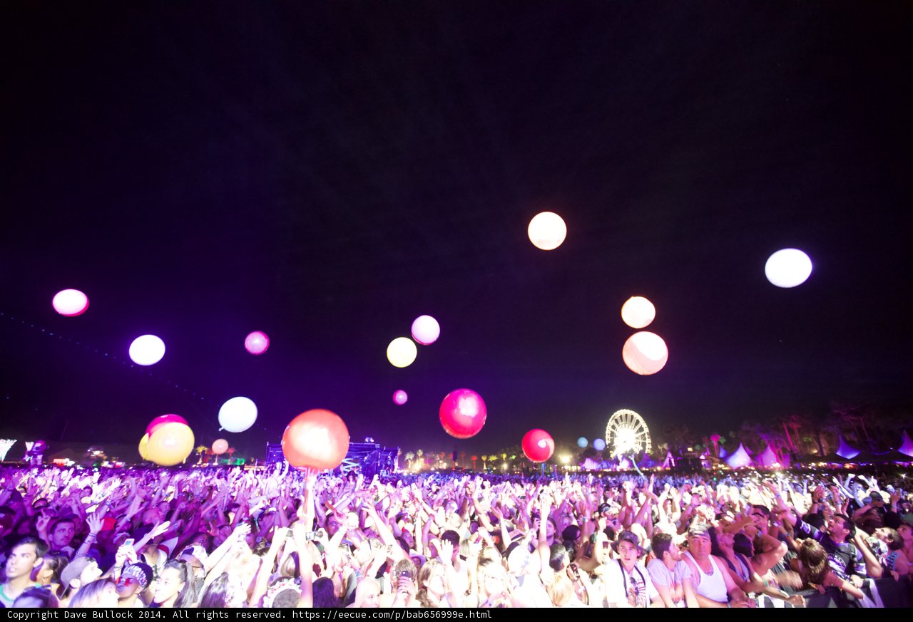 Balloon-filled Night at Coachella