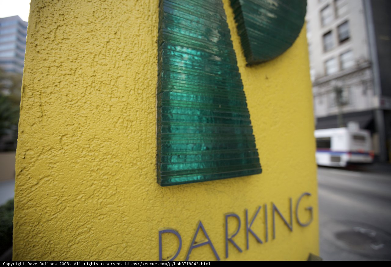 Yellow Pole Parking