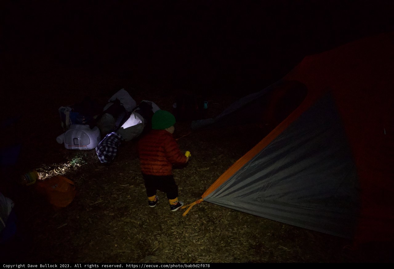 A Starry Night in Presidio: First Camping Adventure