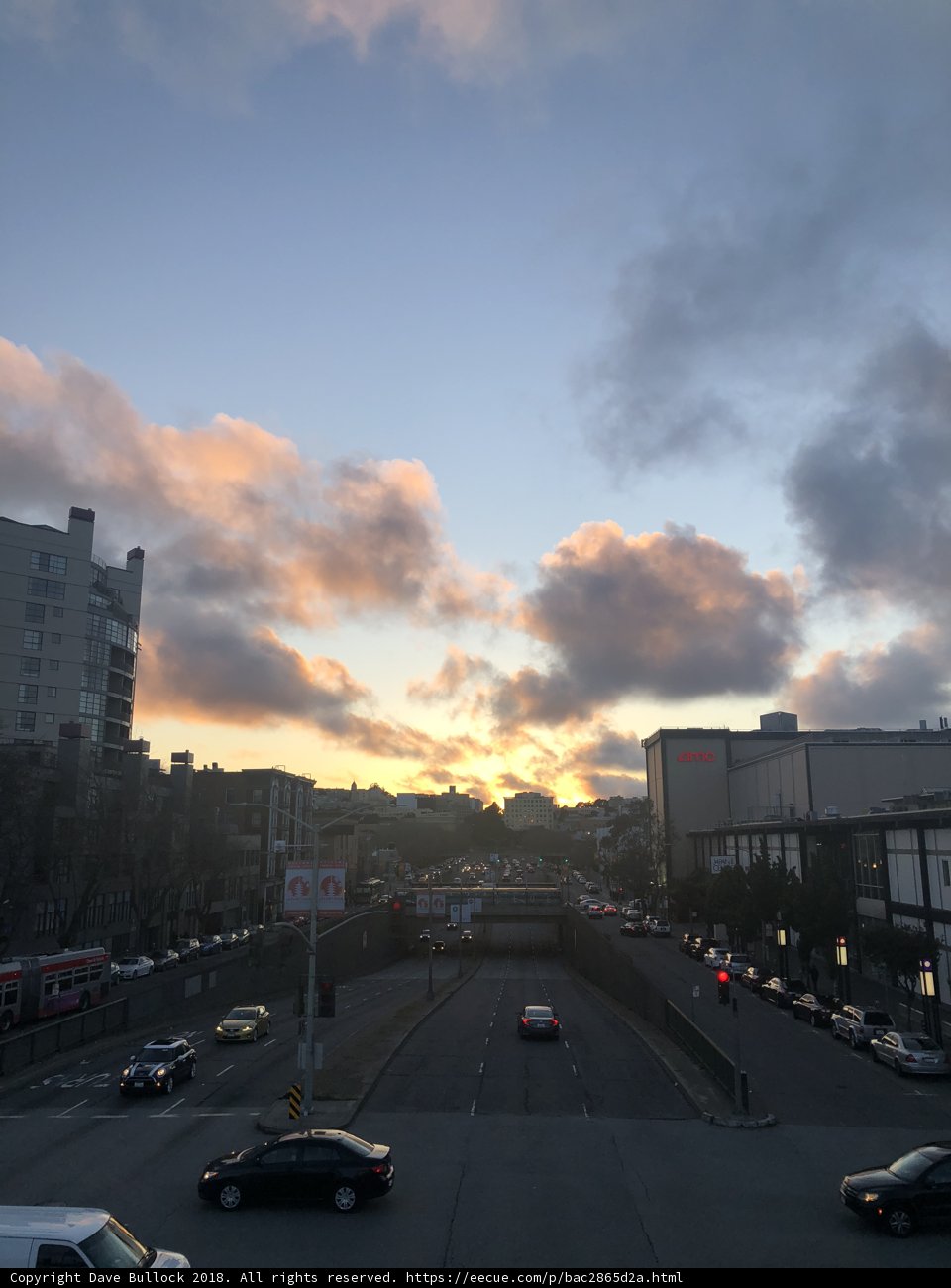 Cityscape at Sunset