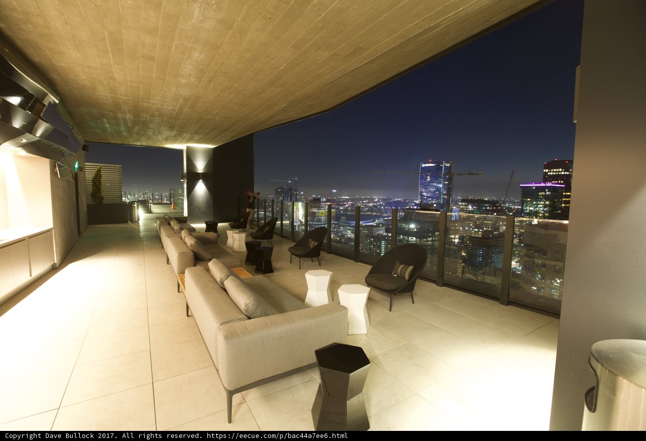 Penthouse Living Room with a Stunning Cityscape View