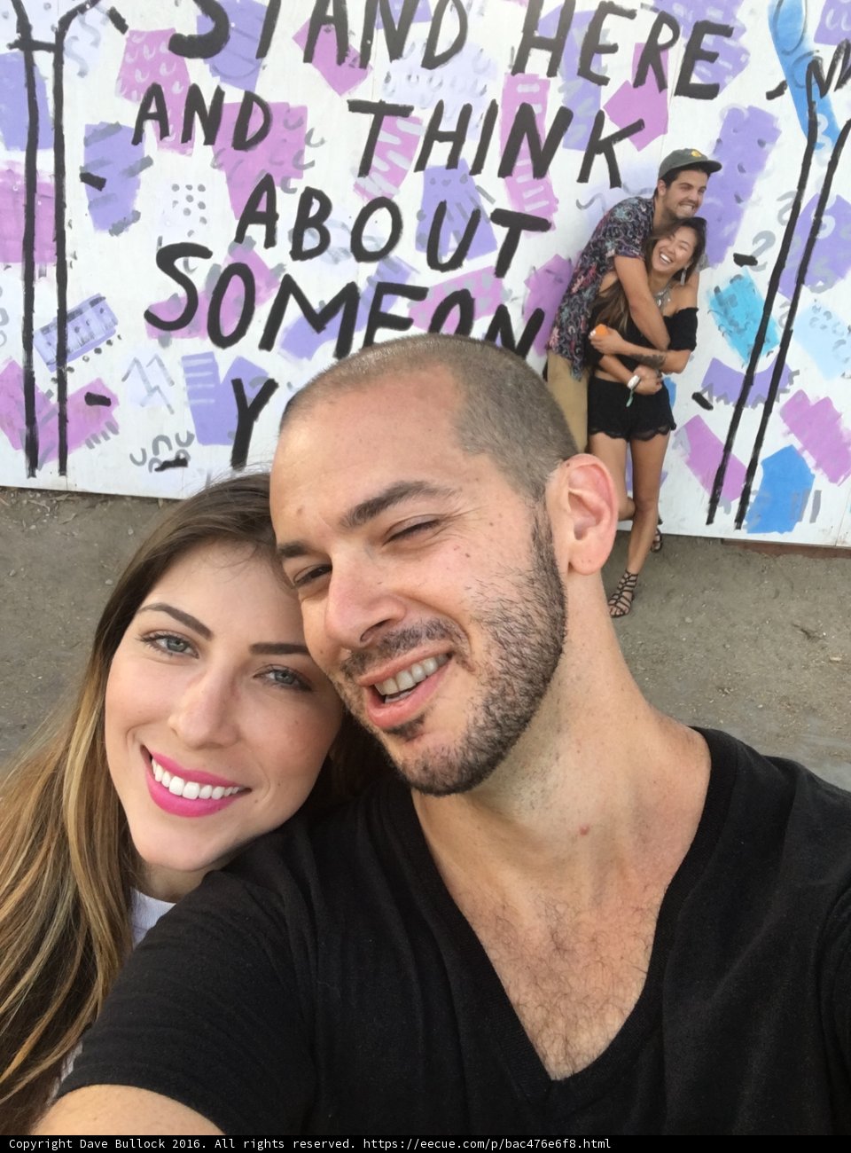 Artistic Selfie at Los Angeles Memorial Coliseum