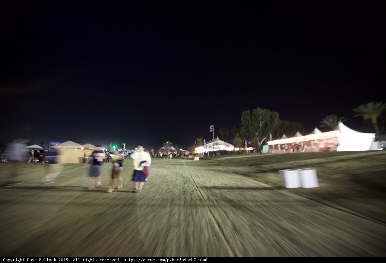 Family Walking at Festival