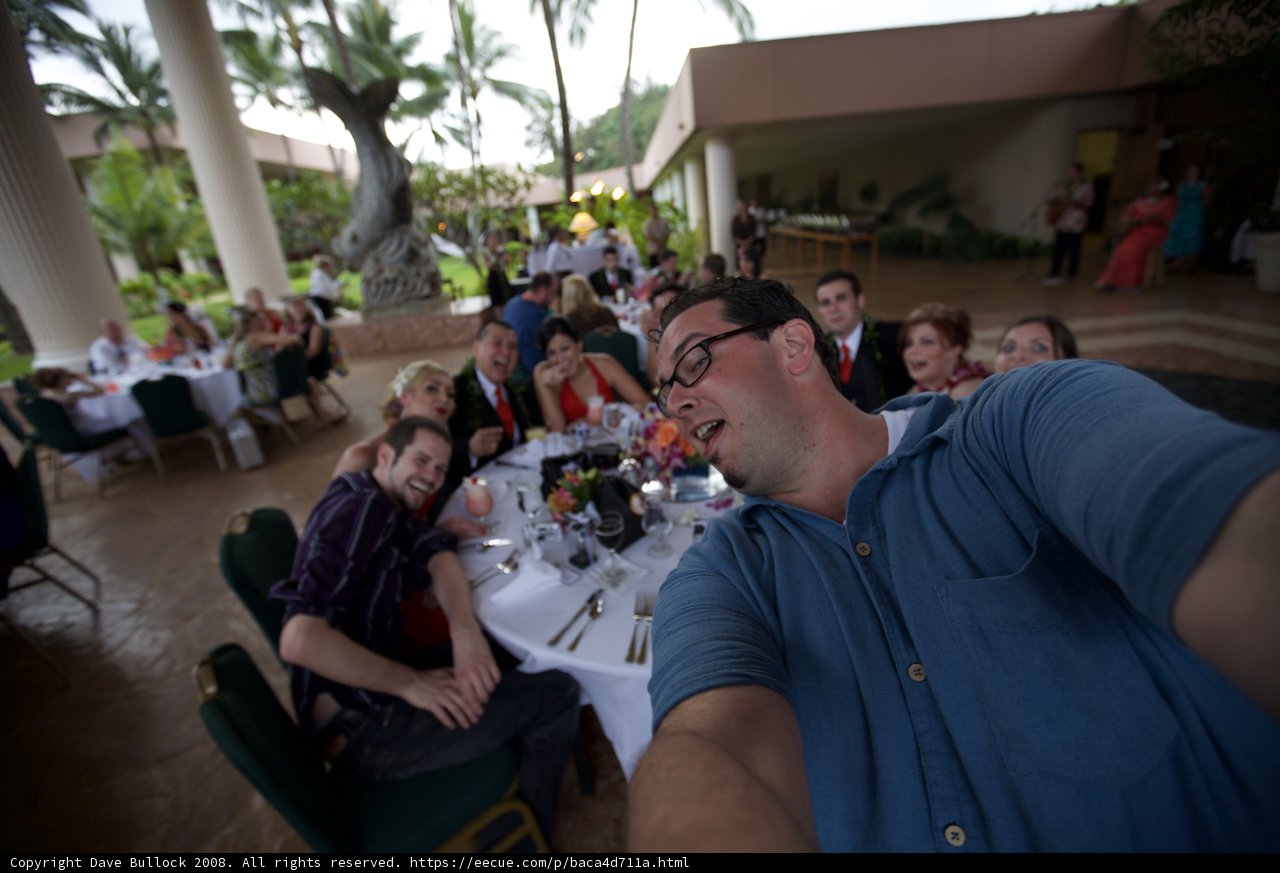 Hawaiian Food Court Selfie